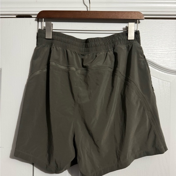 2 lululemon athletica Gray and Olive Athletic Shorts - Picture 3 of 5